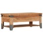 vidaXL Mesa de centro de madera maciza de acacia 110x52x45 cm vidaXL Mesa de centro de madera maciza de acacia 110x52x45 cm