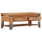 vidaXL Mesa de centro de madera maciza de acacia 110x52x45 cm vidaXL Mesa de centro de madera maciza de acacia 110x52x45 cm