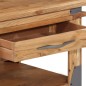 vidaXL Mesa de centro de madera maciza de acacia 110x52x45 cm vidaXL Mesa de centro de madera maciza de acacia 110x52x45 cm
