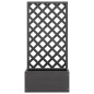 vidaXL Jardinera con enrejado WPC 65x30x135 cm vidaXL Jardinera con enrejado WPC 65x30x135 cm