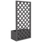 vidaXL Jardinera con enrejado WPC 65x30x135 cm vidaXL Jardinera con enrejado WPC 65x30x135 cm