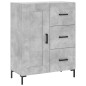 vidaXL Aparador alto madera contrachapada gris hormigón 69,5x34x180 cm vidaXL Aparador alto madera contrachapada gris hormigón 69,5x34x180 cm