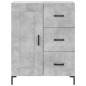 vidaXL Aparador alto madera contrachapada gris hormigón 69,5x34x180 cm vidaXL Aparador alto madera contrachapada gris hormigón 69,5x34x180 cm