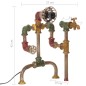 vidaXL Lámpara de pie industrial diseño de tubería de agua hierro vidaXL Lámpara de pie industrial diseño de tubería de agua hierro