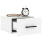 vidaXL Mesita de noche de pared blanco 35x35x20 cm vidaXL Mesita de noche de pared blanco 35x35x20 cm