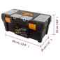 vidaXL Caja de herramientas PP 580x280x250 mm vidaXL Caja de herramientas PP 580x280x250 mm