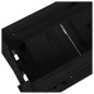 vidaXL Jardinera de madera maciza de pino negro 77x25x66 cm vidaXL Jardinera de madera maciza de pino negro 77x25x66 cm