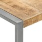 vidaXL Mesa de centro madera de mango rugosa 140x140x40 cm