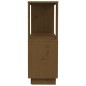 vidaXL Estantería/divisor madera de pino marrón miel 80x25x70 cm vidaXL Estantería/divisor madera de pino marrón miel 80x25x70 cm