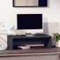 vidaXL Soporte de monitor madera maciza de pino gris 50x27x15 cm vidaXL Soporte de monitor madera maciza de pino gris 50x27x15 cm