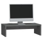 vidaXL Soporte de monitor madera maciza de pino gris 50x27x15 cm vidaXL Soporte de monitor madera maciza de pino gris 50x27x15 cm