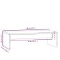 vidaXL Soporte de monitor madera maciza de pino gris 50x27x15 cm vidaXL Soporte de monitor madera maciza de pino gris 50x27x15 cm