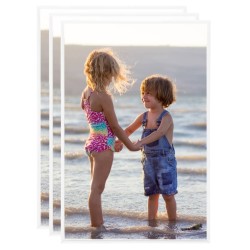 vidaXL Marcos de foto collage de pared/mesa 3 uds blanco MDF 50x70 cm