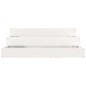vidaXL Jardinera de madera maciza de pino blanco 78x78x27 cm vidaXL Jardinera de madera maciza de pino blanco 78x78x27 cm