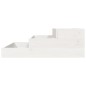 vidaXL Jardinera de madera maciza de pino blanco 78x78x27 cm vidaXL Jardinera de madera maciza de pino blanco 78x78x27 cm