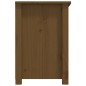 vidaXL Mueble de TV madera maciza de pino marrón miel 79x35x52 cm