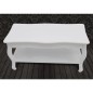 vidaXL Mesa de centro de 2 niveles de MDF blanca vidaXL Mesa de centro de 2 niveles de MDF blanca
