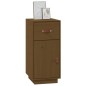 vidaXL Aparador de madera maciza de pino marrón miel 34x40x75 cm vidaXL Aparador de madera maciza de pino marrón miel 34x40x75 cm