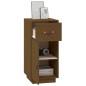 vidaXL Aparador de madera maciza de pino marrón miel 34x40x75 cm vidaXL Aparador de madera maciza de pino marrón miel 34x40x75 cm