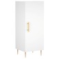 vidaXL Aparador alto madera contrachapada blanco 34,5x34x180 cm vidaXL Aparador alto madera contrachapada blanco 34,5x34x180 cm