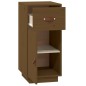 vidaXL Aparador de madera maciza de pino marrón miel 34x40x75 cm vidaXL Aparador de madera maciza de pino marrón miel 34x40x75 cm