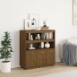 vidaXL Aparador alto madera maciza de pino marrón miel 100x40x108,5 cm vidaXL Aparador alto madera maciza de pino marrón miel 100x40x108,5 cm