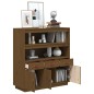 vidaXL Aparador alto madera maciza de pino marrón miel 100x40x108,5 cm vidaXL Aparador alto madera maciza de pino marrón miel 100x40x108,5 cm