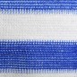 vidaXL Toldo para balcón HDPE azul y blanco 120x300 cm vidaXL Toldo para balcón HDPE azul y blanco 120x300 cm