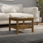 vidaXL Mesa de centro madera maciza de pino marrón miel 55x55x40 cm vidaXL Mesa de centro madera maciza de pino marrón miel 55x55x40 cm