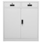 vidaXL Armario de oficina de acero gris claro 90x40x102 cm vidaXL Armario de oficina de acero gris claro 90x40x102 cm