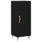 vidaXL Aparador de madera contrachapada negro 34,5x34x180 cm vidaXL Aparador de madera contrachapada negro 34,5x34x180 cm
