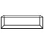 vidaXL Mesa de centro negra con vidrio templado 120x50x35 cm vidaXL Mesa de centro negra con vidrio templado 120x50x35 cm