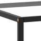 vidaXL Mesa de centro negra con vidrio templado 120x50x35 cm vidaXL Mesa de centro negra con vidrio templado 120x50x35 cm