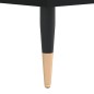vidaXL Aparador de madera contrachapada negro 34,5x34x180 cm vidaXL Aparador de madera contrachapada negro 34,5x34x180 cm