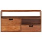 vidaXL Mueble de TV de madera maciza de acacia 80x30x42 cm
