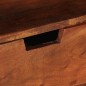 vidaXL Mueble de TV de madera maciza de acacia 80x30x42 cm