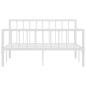 vidaXL Estructura de cama de metal blanco 140x200 cm vidaXL Estructura de cama de metal blanco 140x200 cm