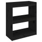 vidaXL Estantería/divisor de espacios madera pino negro 60x30x71,5 cm vidaXL Estantería/divisor de espacios madera pino negro 60x30x71,5 cm