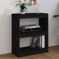 vidaXL Estantería/divisor de espacios madera pino negro 60x30x71,5 cm vidaXL Estantería/divisor de espacios madera pino negro 60x30x71,5 cm