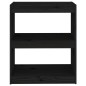 vidaXL Estantería/divisor de espacios madera pino negro 60x30x71,5 cm vidaXL Estantería/divisor de espacios madera pino negro 60x30x71,5 cm