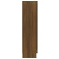 vidaXL Vitrina madera contrachapada roble marrón 82,5x30,5x115 cm vidaXL Vitrina madera contrachapada roble marrón 82,5x30,5x115 cm