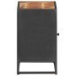 vidaXL Mesita de noche madera de mango rugosa caña natural 40x30x50cm vidaXL Mesita de noche madera de mango rugosa caña natural 40x30x50cm