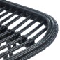vidaXL Taburetes de cocina 2 unidades ratán negro vidaXL Taburetes de cocina 2 unidades ratán negro
