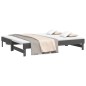 vidaXL Sofá cama extraíble madera maciza de pino gris 2x(80x200) cm vidaXL Sofá cama extraíble madera maciza de pino gris 2x(80x200) cm