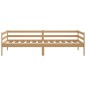 vidaXL Sofá cama madera maciza de pino marrón miel 90x200 cm vidaXL Sofá cama madera maciza de pino marrón miel 90x200 cm
