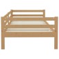vidaXL Sofá cama madera maciza de pino marrón miel 90x200 cm vidaXL Sofá cama madera maciza de pino marrón miel 90x200 cm