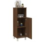 vidaXL Armario de baño madera contrachapada roble marrón 30x30x95 cm vidaXL Armario de baño madera contrachapada roble marrón 30x30x95 cm