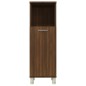 vidaXL Armario de baño madera contrachapada roble marrón 30x30x95 cm vidaXL Armario de baño madera contrachapada roble marrón 30x30x95 cm