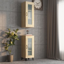 vidaXL Armario de pared colgante roble Sonoma 34,5x34x90 cm