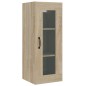 vidaXL Armario de pared colgante roble Sonoma 34,5x34x90 cm